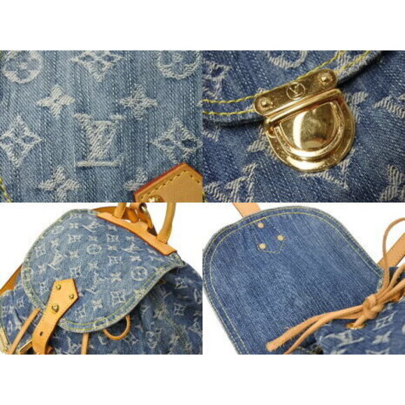 Louis Vuitton Sac Ado Backpack Monogram Denim Blue - Picture 8 of 8